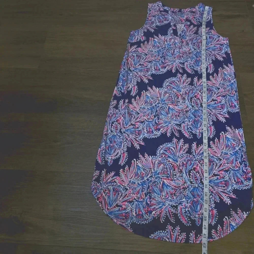 Lilly Pulitzer Naila Blue Oyster Bay Midi S Resortwear,Vacay Dress - Picture 9 of 11